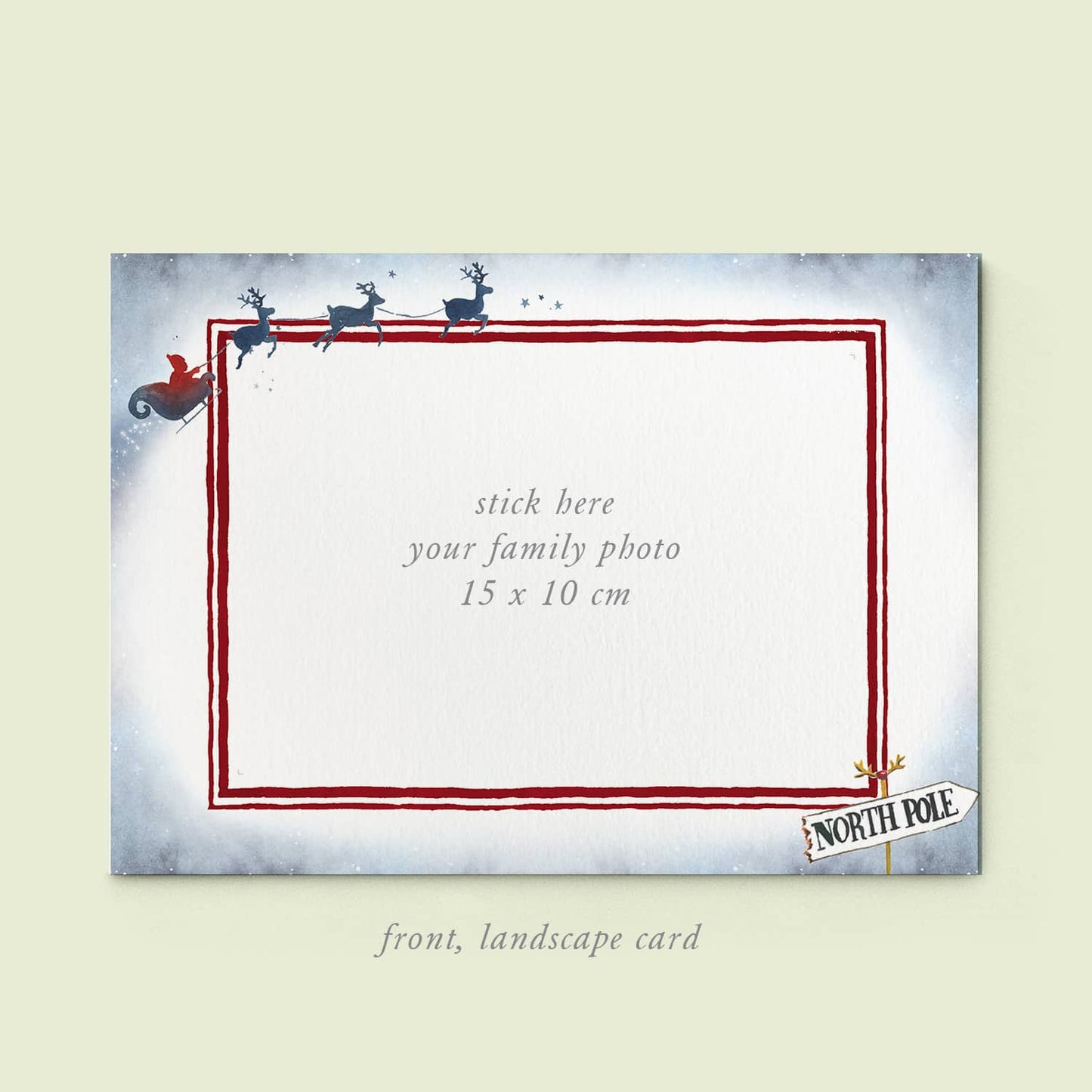 Santa North Pole Family Cards printed - 05