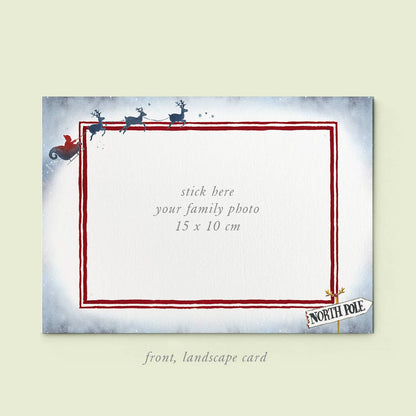 Santa North Pole Family Cards printed - 05
