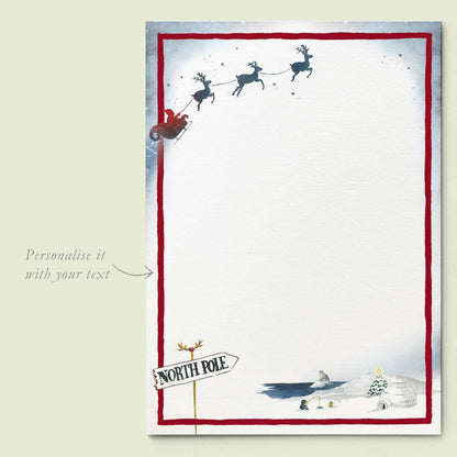 Santa North Pole Invitation Template Mockups - 02
