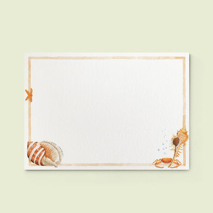 Shells on Shells Stationery Cards