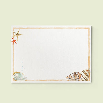 Shells on Shells Stationery Cards