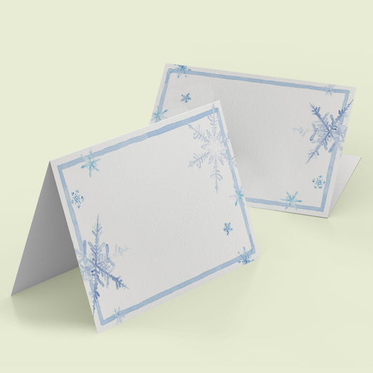 Snowflake Place Cards-01