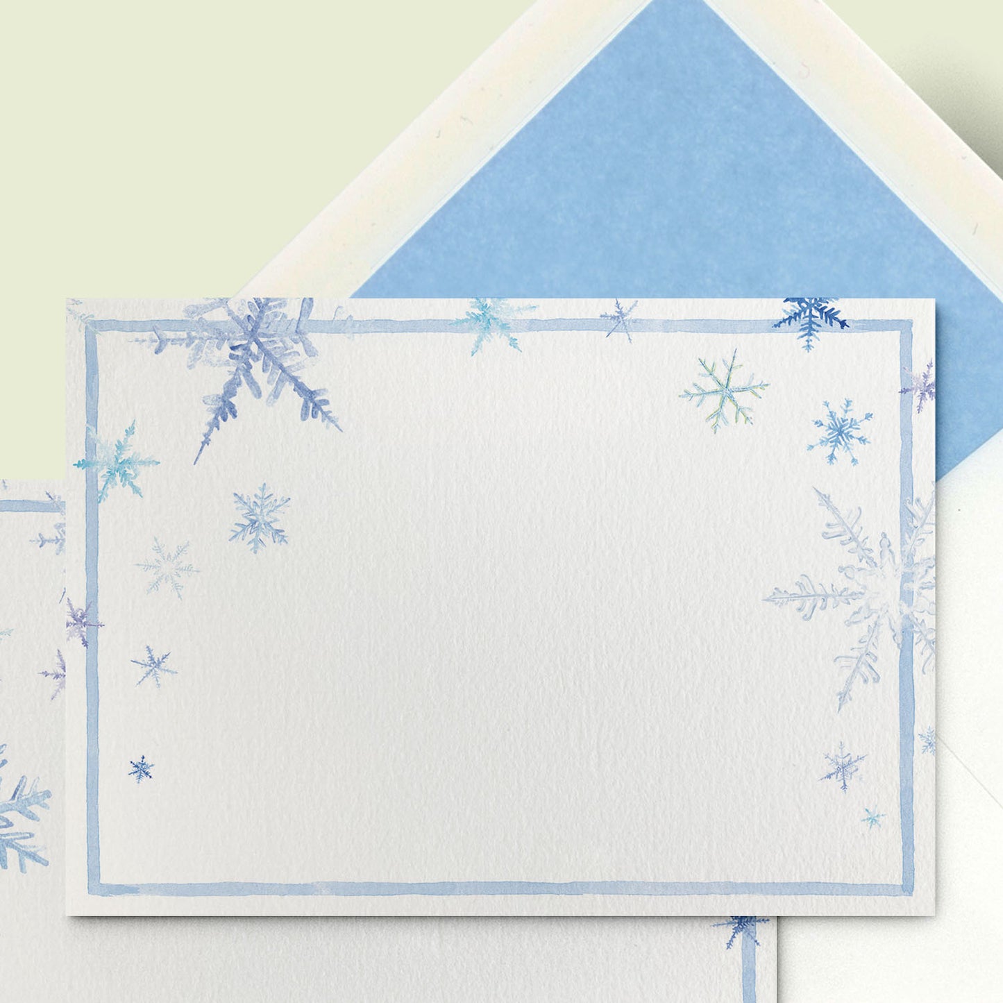 Snowflakes Stationery Cards