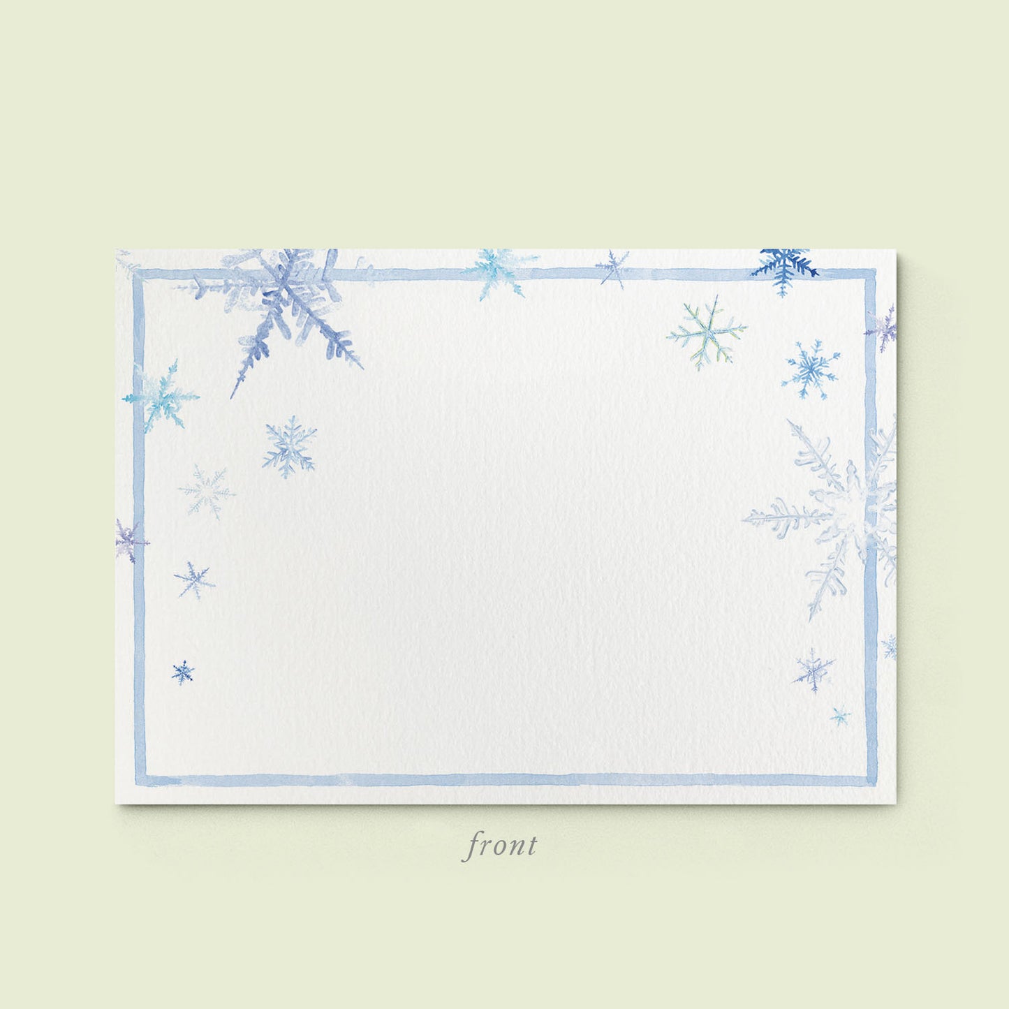 Snowflakes Stationery Cards