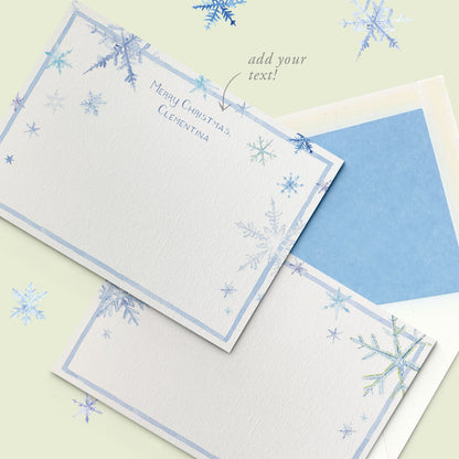 Snowflakes Stationery Cards