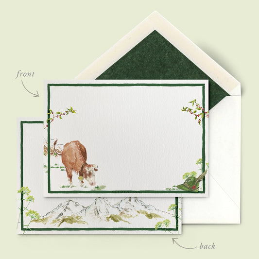 Summer Mountains Stationery Card-1