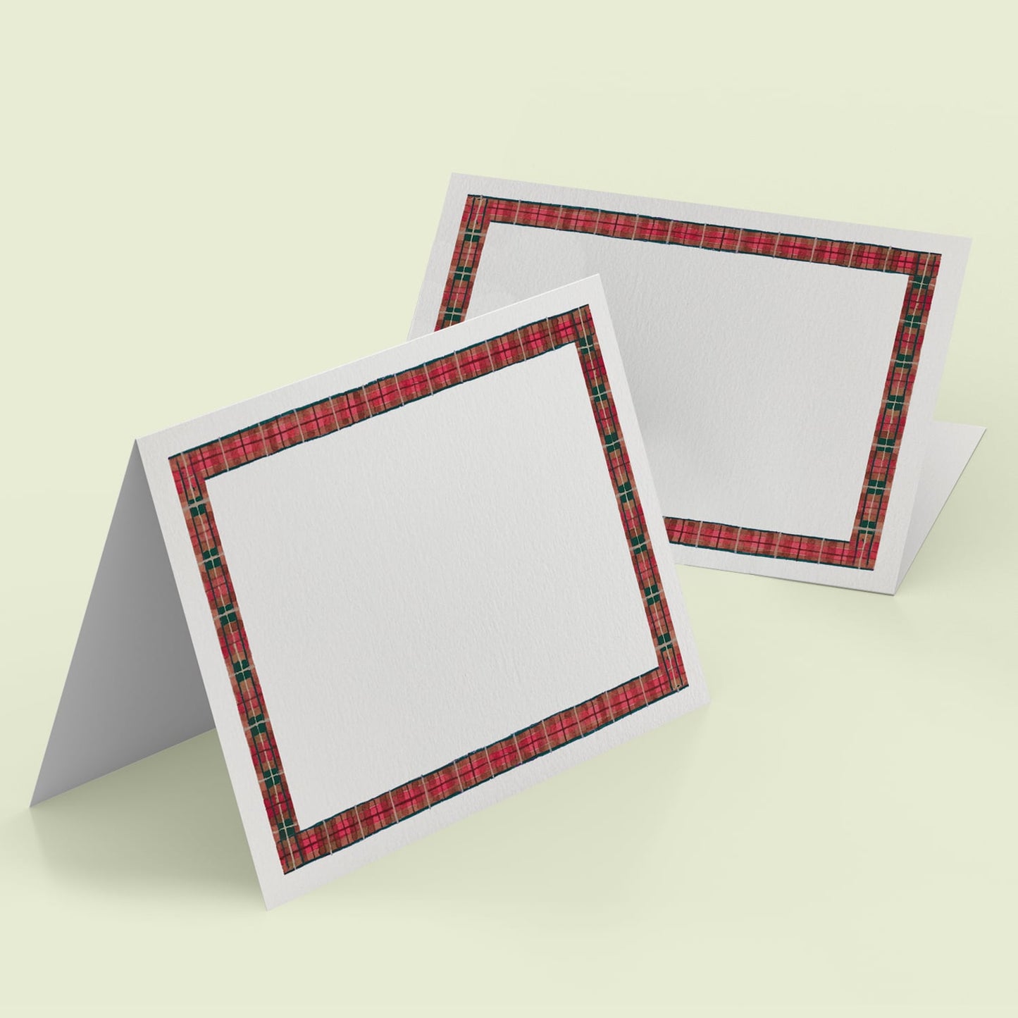 Tartan Place Cards-01