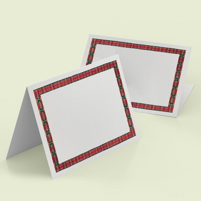 Tartan Place Cards-01
