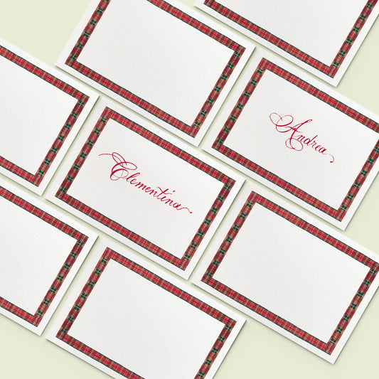 Tartan Place Cards-02