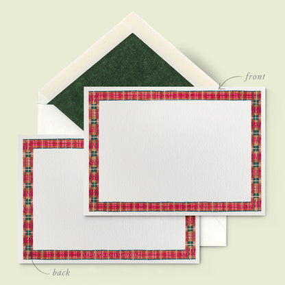 Tartan Stationery Cards