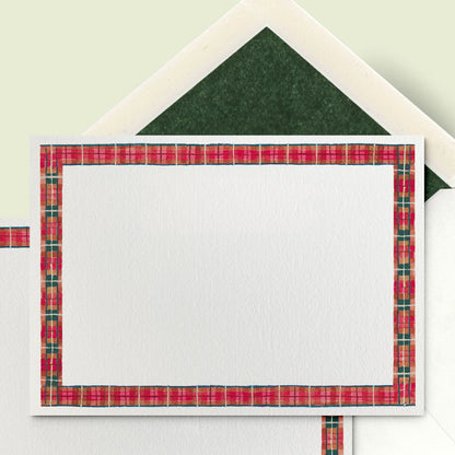 Tartan Stationery Cards