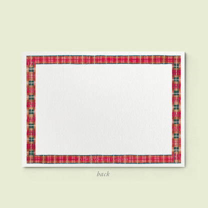 Tartan Stationery Cards