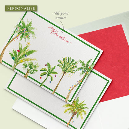 Tropical Christmas Stationery Card - 05