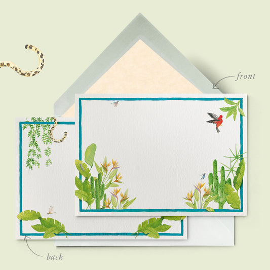 Tropical Escape Stationery Cards