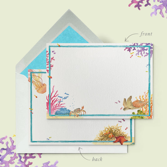 Under the Sea Stationery Cards