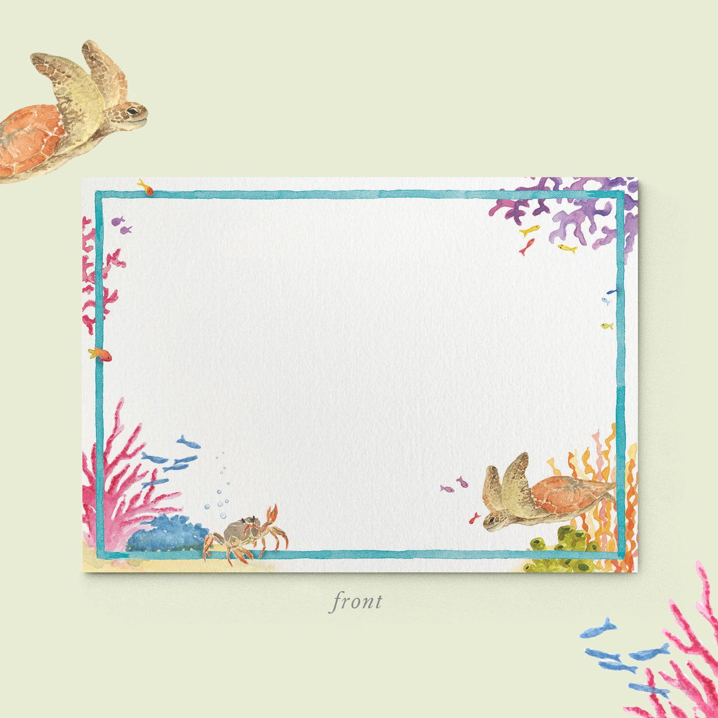 Under the Sea Stationery Cards