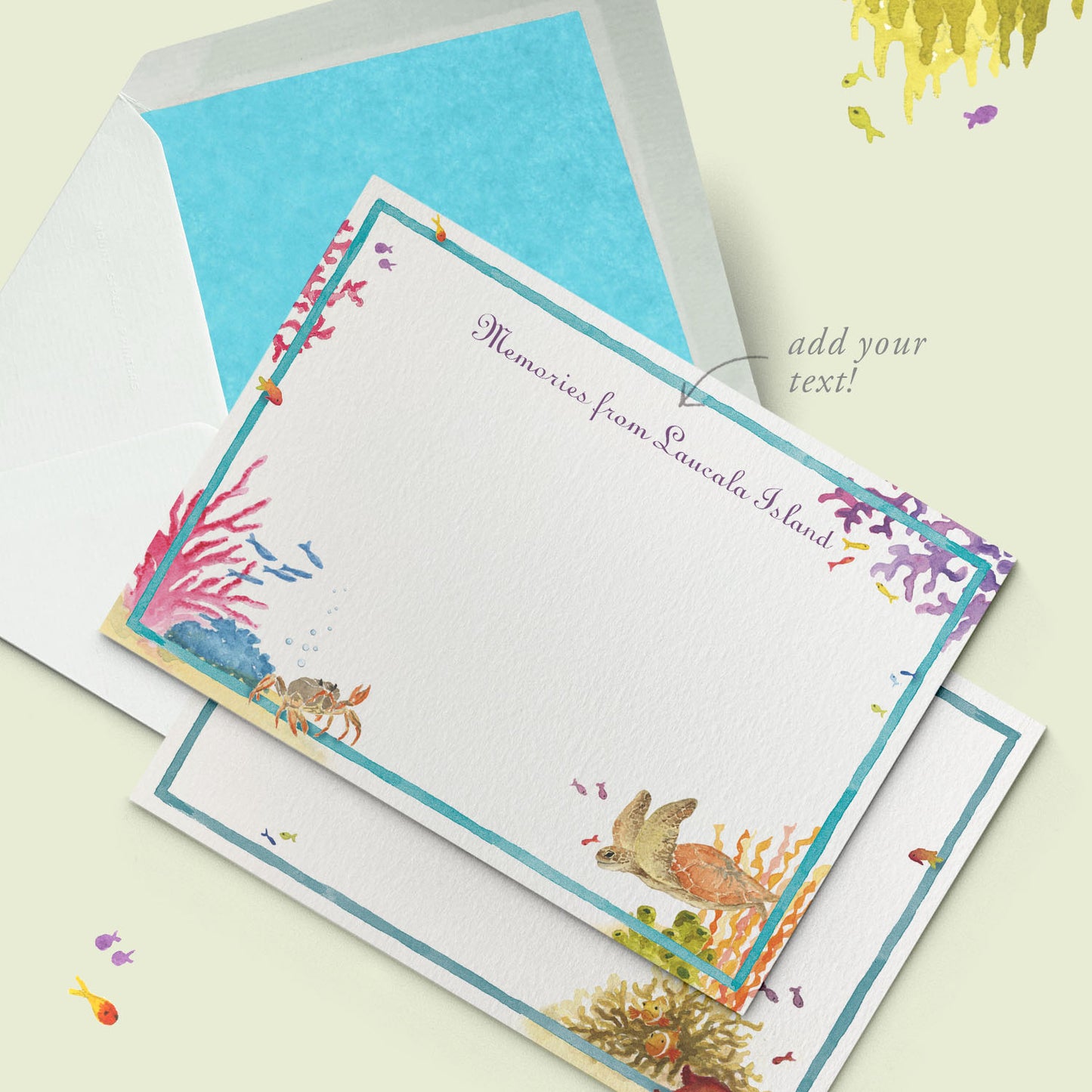 Under the Sea Stationery Cards