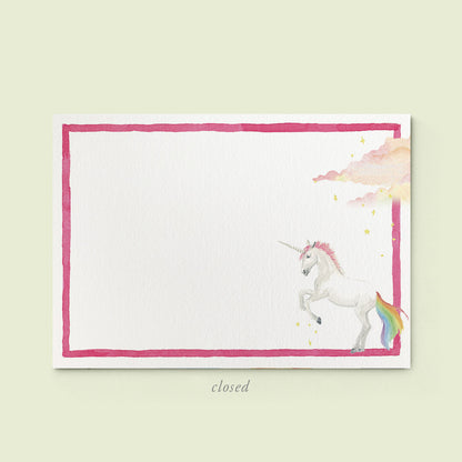 Unicorns Mini Notecards