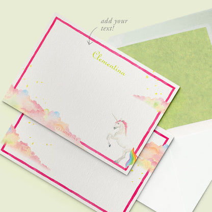 Unicorns Stationery Cards