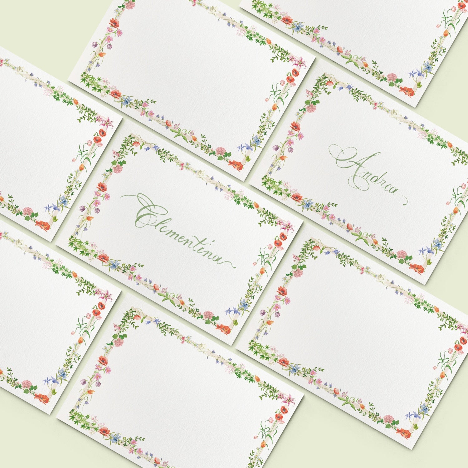 Wild Blooms place cards - 03