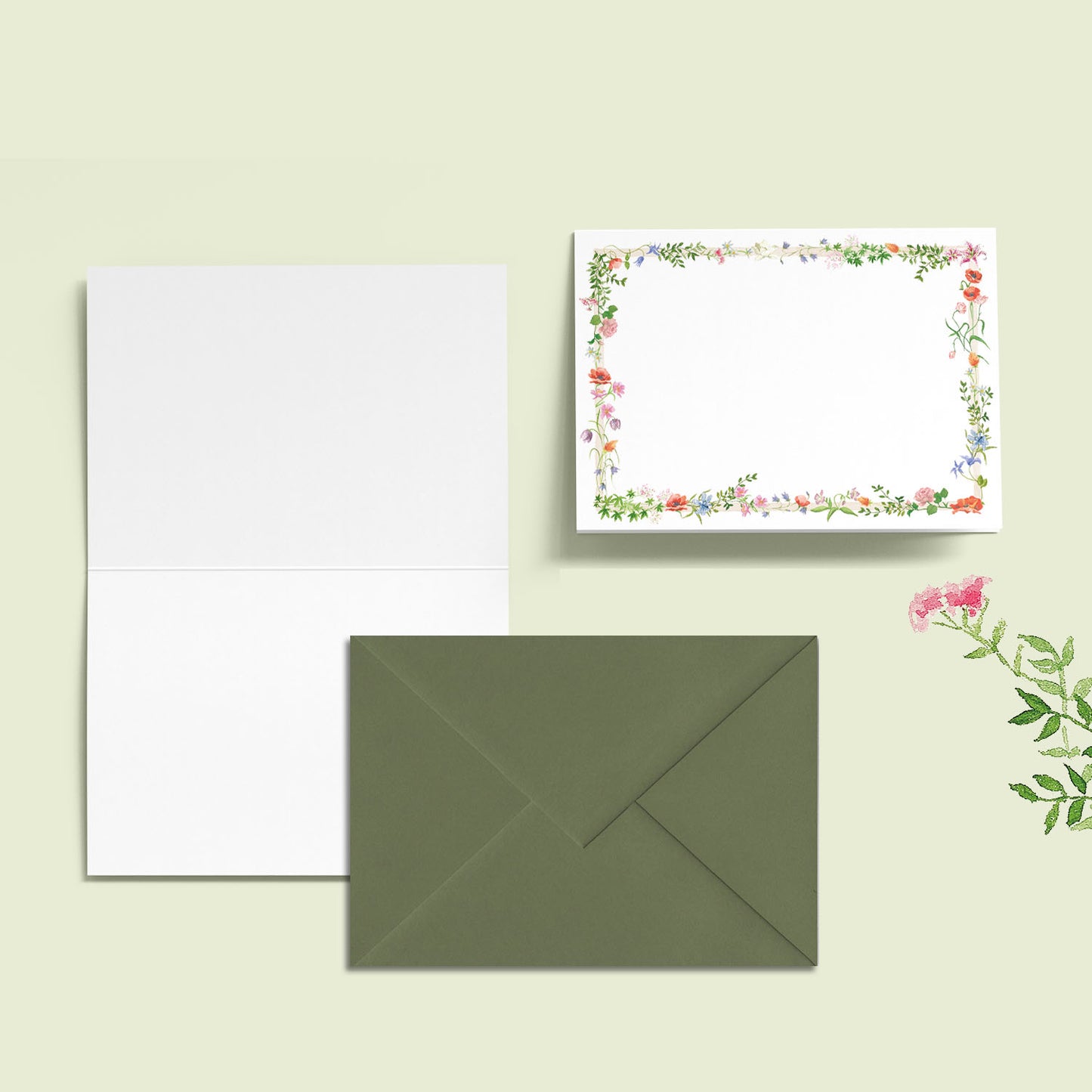 Wild Blooms Mini Notecards