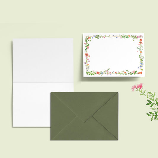 Wild Blooms Mini Notecards