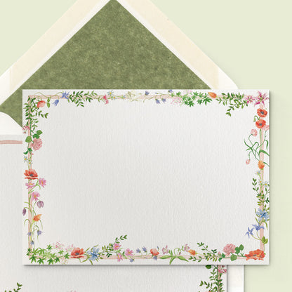 Wild Blooms Stationery Cards