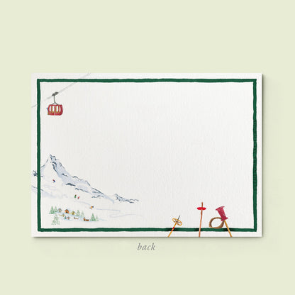 Winter Mountains Stationery Cards - 04