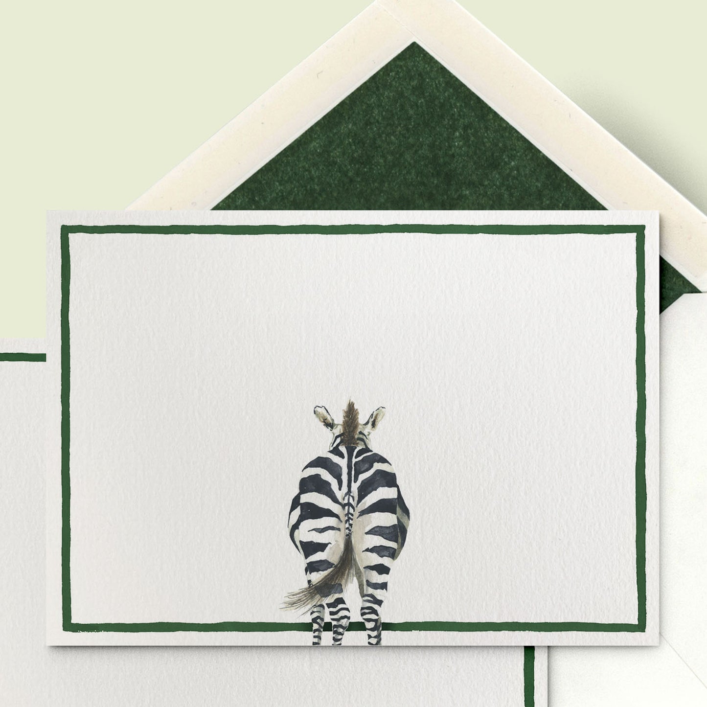 Zebra Stationery Cards
