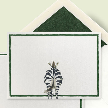 Zebra Stationery Cards